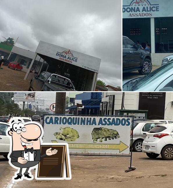 O exterior do DONA ALICE ASSADOS