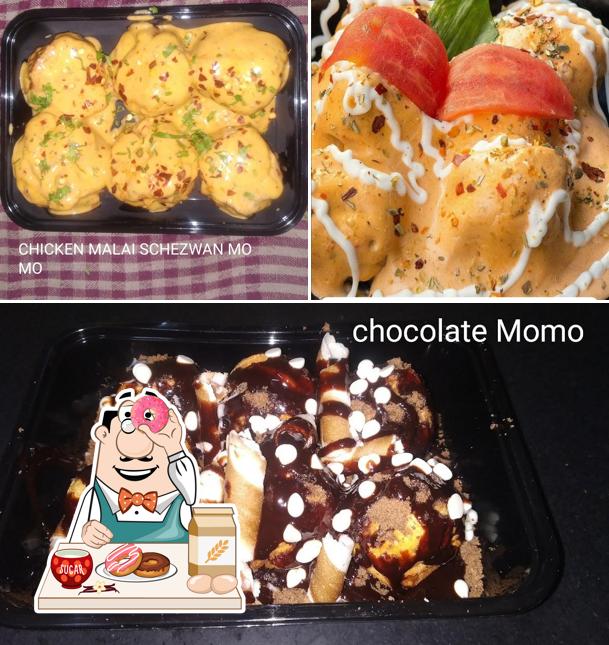 Delicious momo cafe offers a selection of desserts