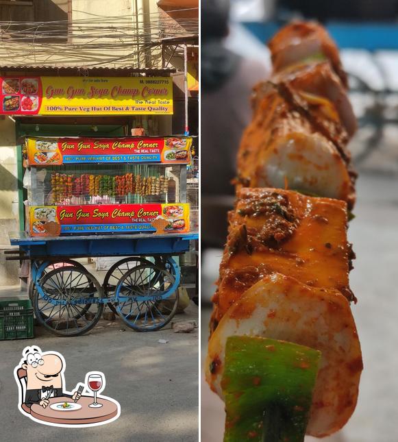 Meals at Gun Gun Soya champ Corner