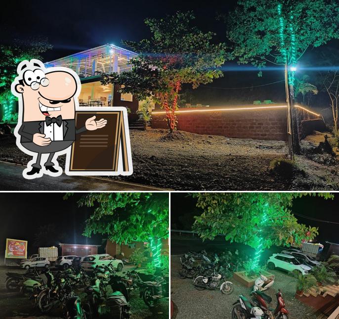 Check out how Konkan hill top family restaurant looks outside