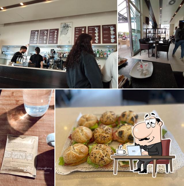 Gli interni di Laga Caffé