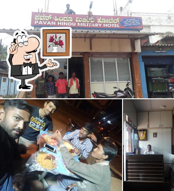Check out how Pavan hindu Military Hotel looks inside