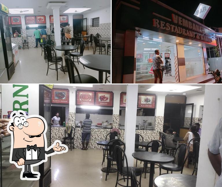 The interior of Vembanadu restaurant