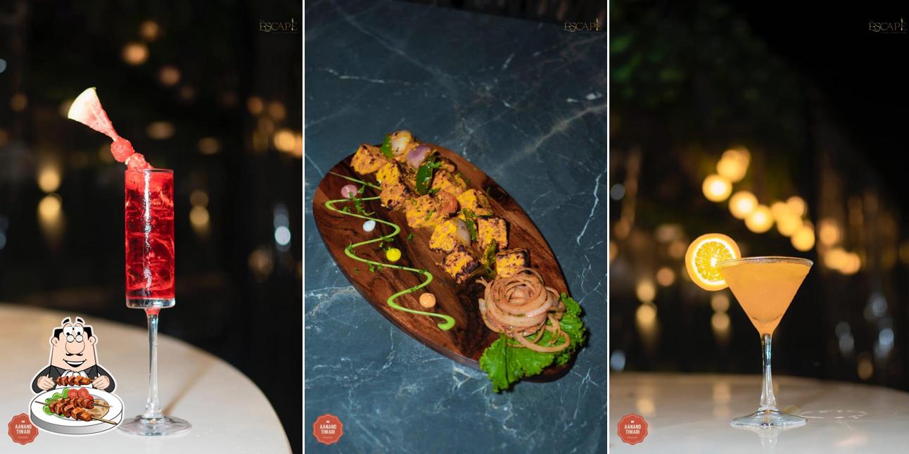 The picture of food and interior at The Escape