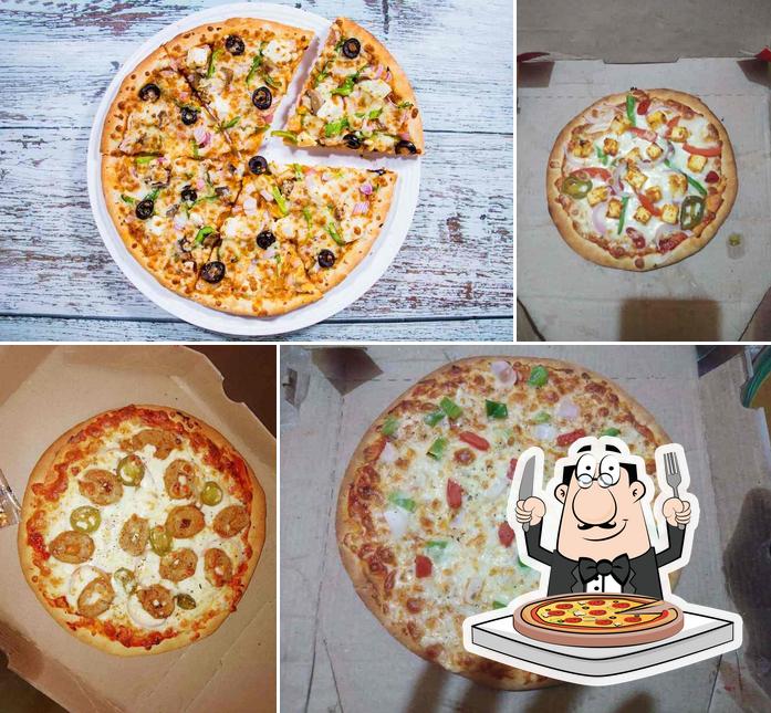Try out pizza at The Pizza House