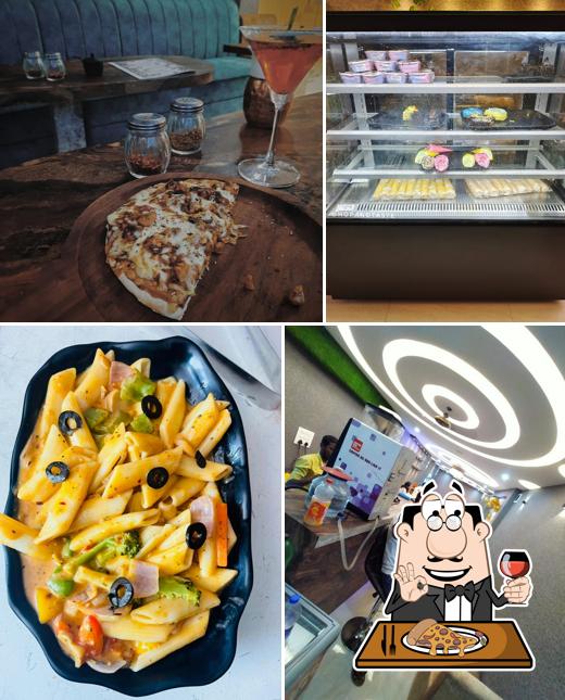 Get pizza at THE STAR BEANS