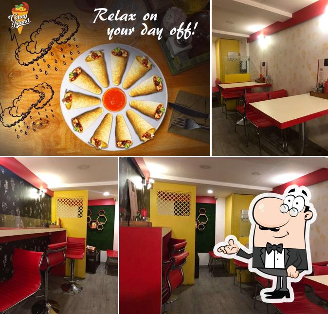 The interior of Coney's