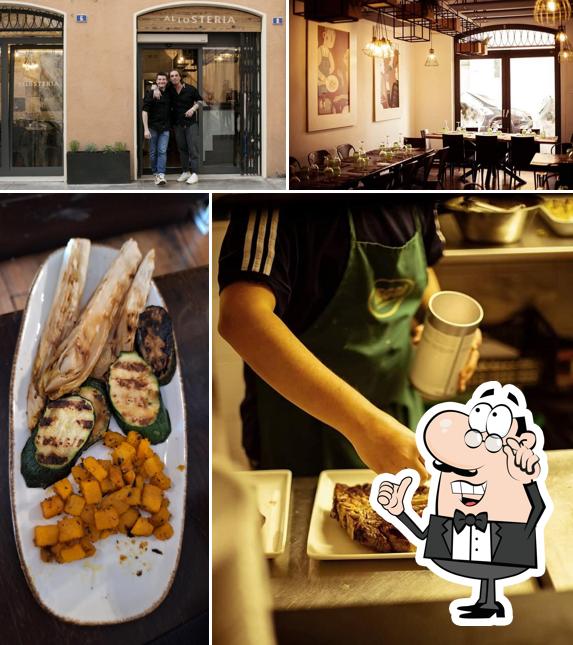 Gli interni di Allosteria