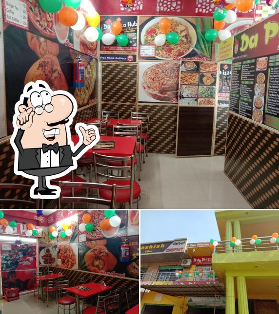 Da pizza cafe firozabad is distinguished by interior and exterior