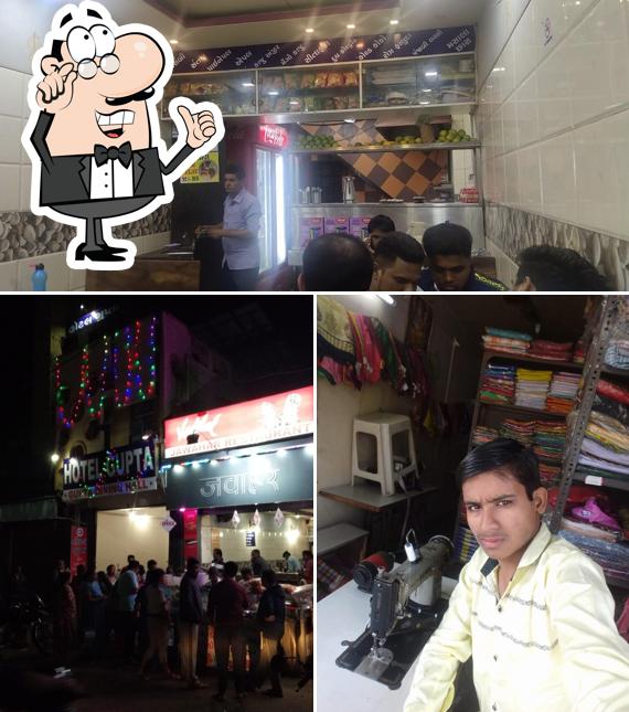 The interior of New Jawahar Restaurant