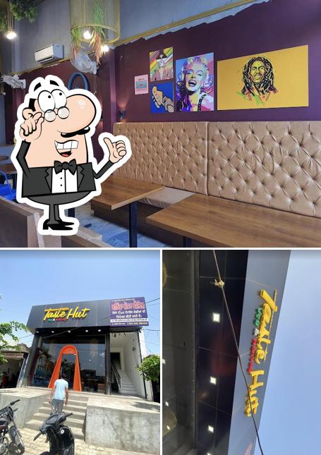 The interior of Taste Hut
