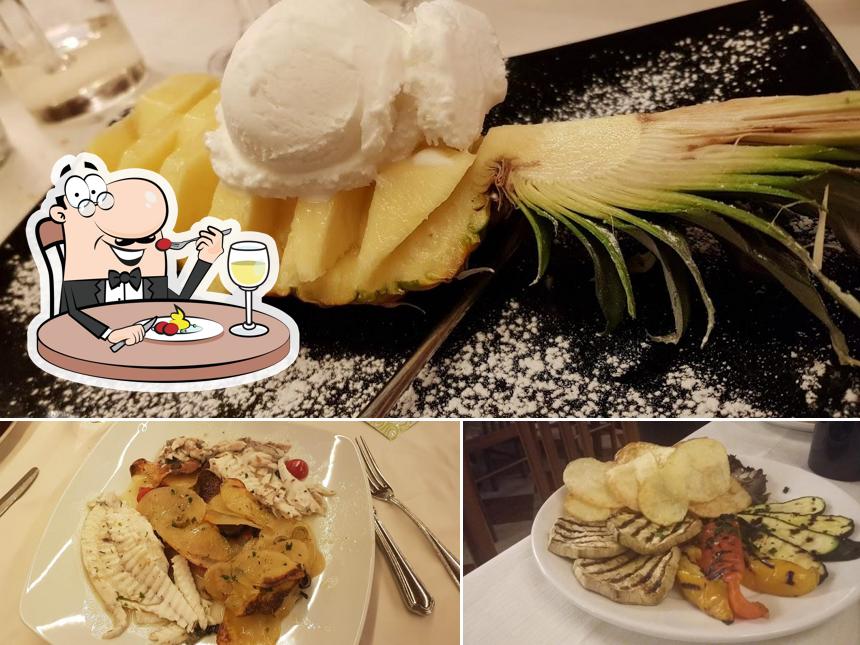Cibo al Ristorante La Cicala Villa Ferro