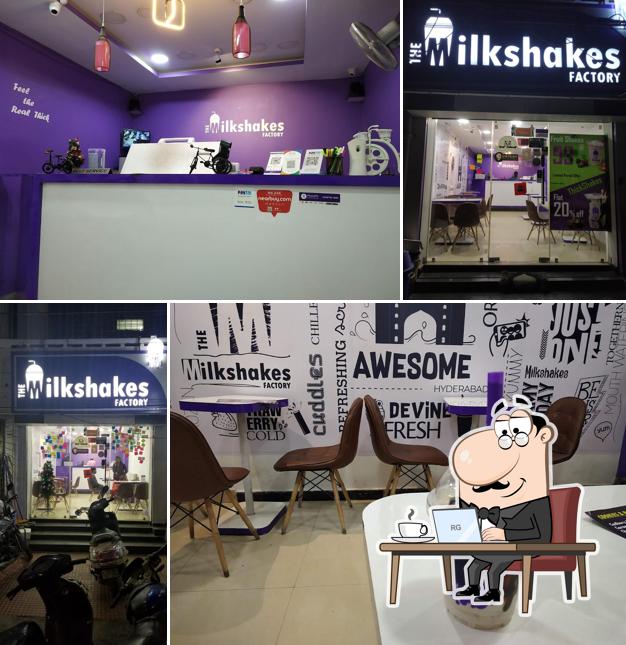 The interior of The milkshakes factory