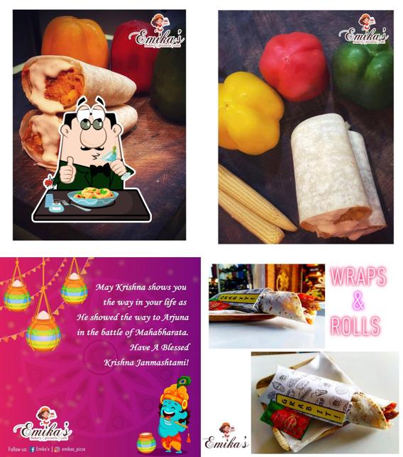 Meals at Emika's Pizza