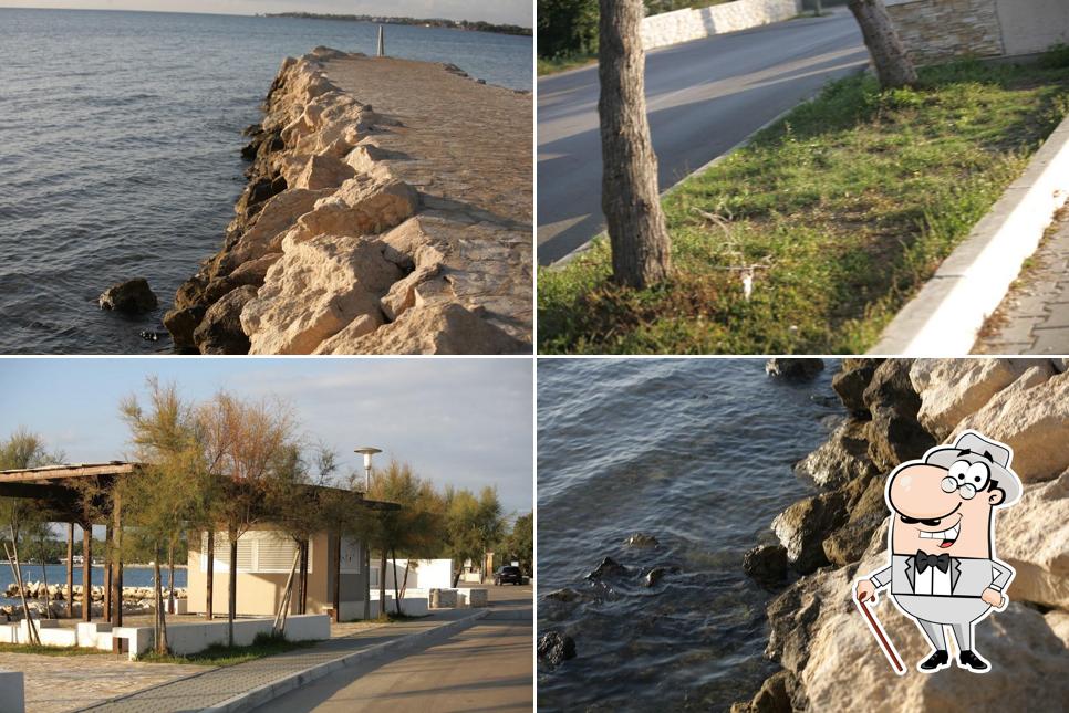 Guarda l'area esterna di Beach bar Demos Jaz - Zaton