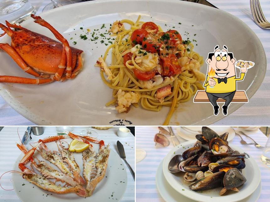 Prova tra i vari pasti di mare offerti a Da Benito e Gilberto