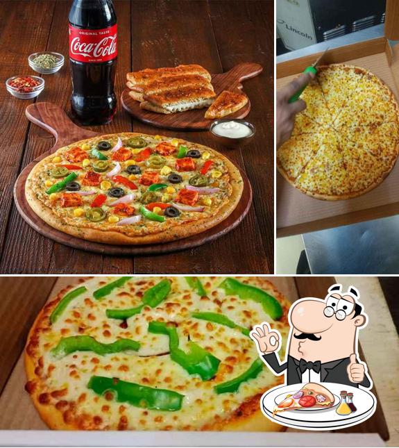 Pick different types of pizza