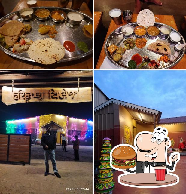 Get a burger at Harikrushna Village Restaurant