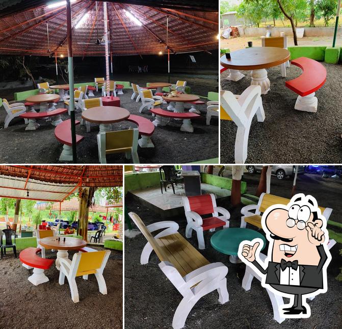 The interior of Hotel Gir Garden Restaurant