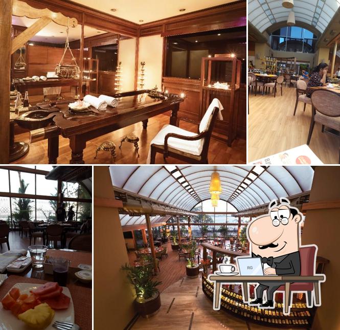 The interior of Bubble Cafe - Vivanta Ernakulam