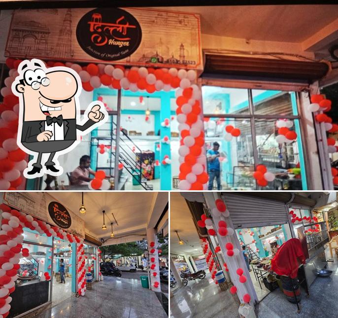 This is the image showing exterior and food at Best Cafe Dilli Hunger
