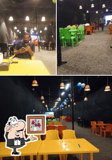 The interior of THE BACKYARD REAL TASTE FAMILY DHABA