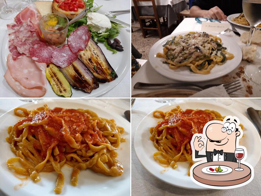 Cibo al Ristorante Alfredo alla scaletta