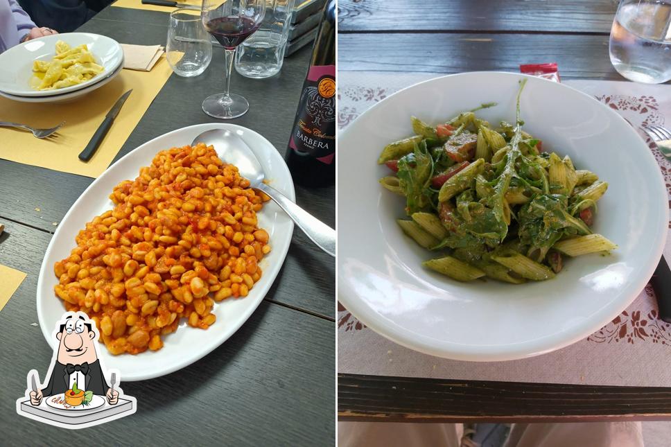 Cibo al Trattoria Pizzeria "La Pesa"