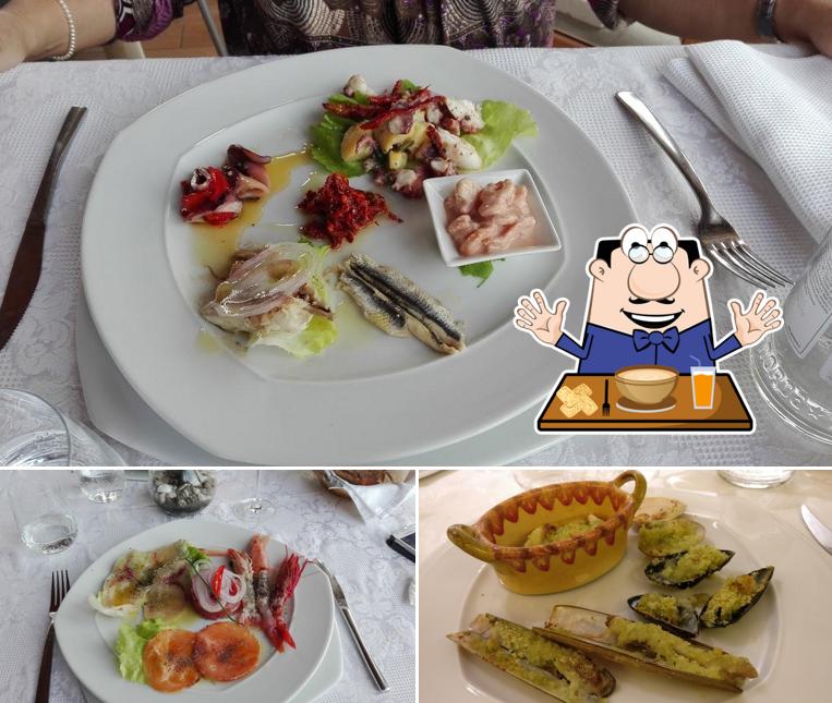 Cibo al Ristorante "Da Lucrezia"