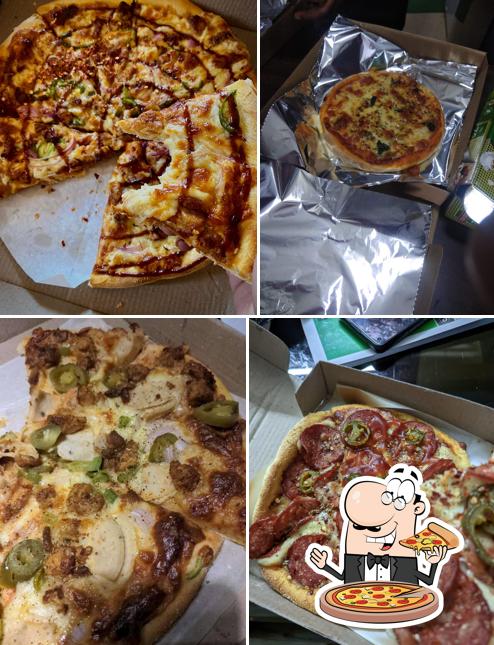 Pick different kinds of pizza