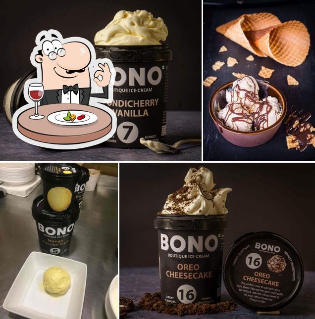 Food at Bono Boutique Ice Cream