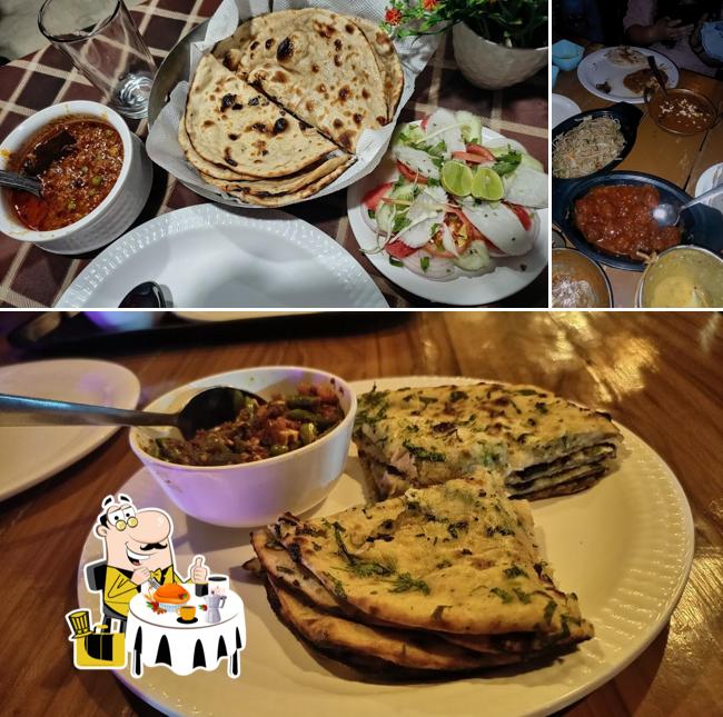 Food at Headquarter restaurant