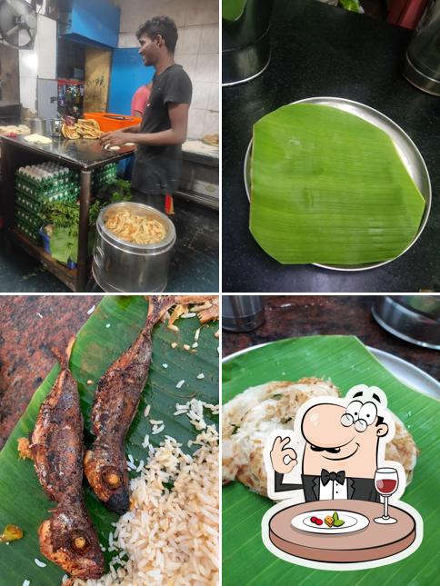 Food at Karaikudi Ganapathy Mess