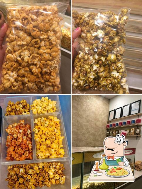 Food at PopNotch Popcorn