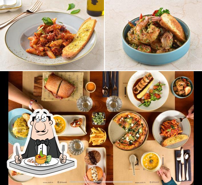 Food at Aioli Bistro