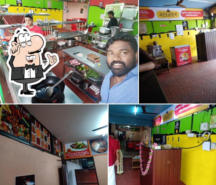 The interior of Anjalee food Court