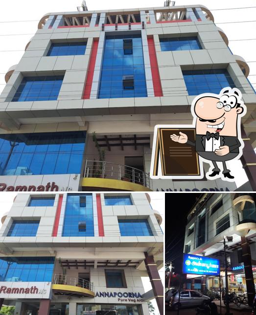 Check out how Annapoorna Pure Veg looks outside