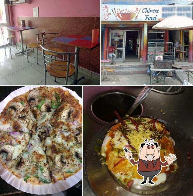 Among different things one can find food and interior at Hot Waves