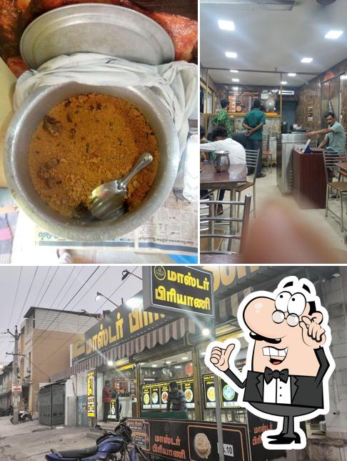 The interior of Master Biryani