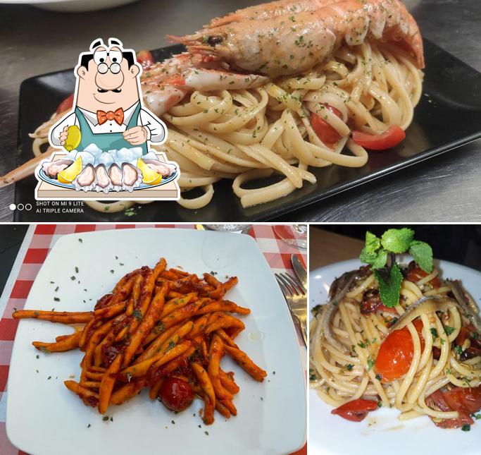 Prova la cucina di mare a Rosso Piccante in cucina