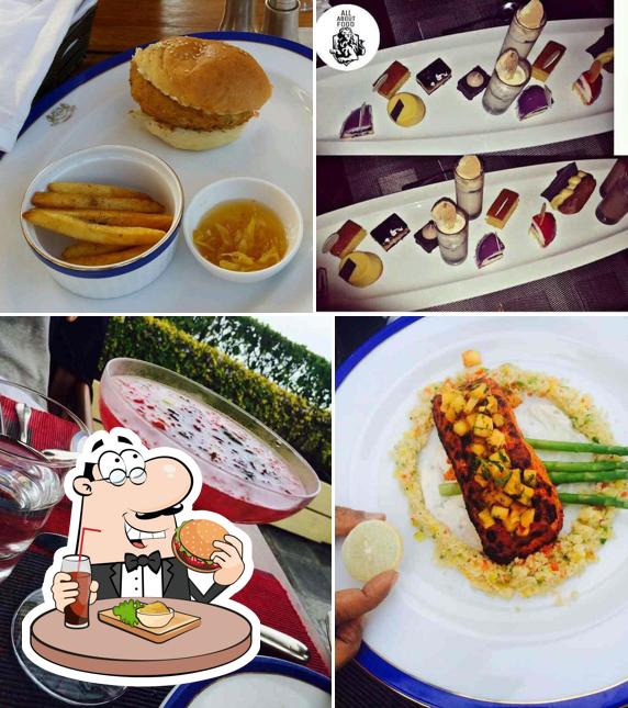Try out a burger at Surya Mahal