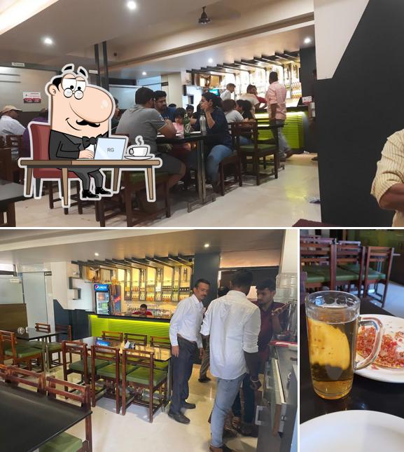 The interior of Spice N Pepper Non-Veg Restaurant