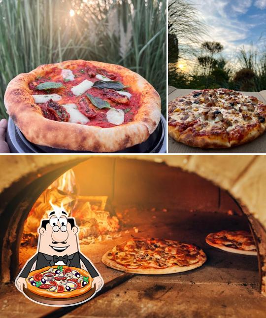 Try out pizza at Wood Fired Pizzeria