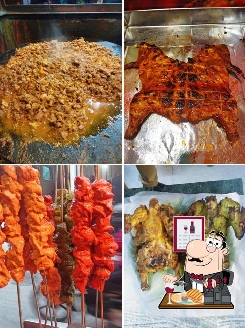 Order meat meals from the menu