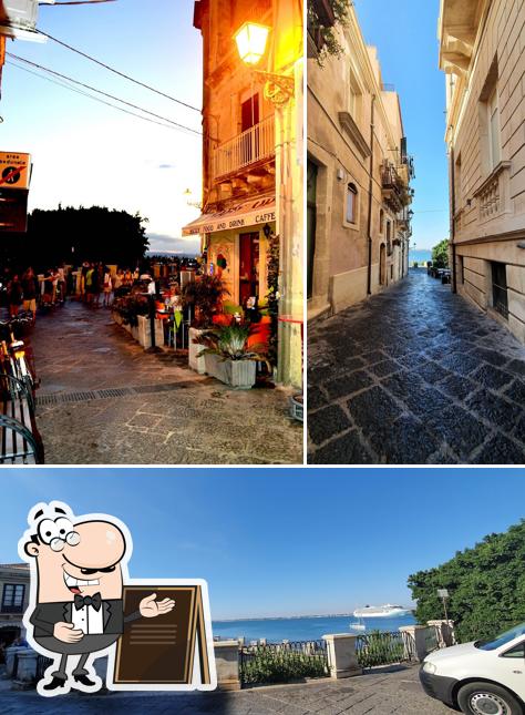 Gli esterni di Antico Caffè Ortigia