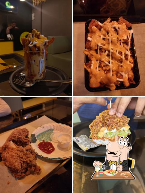 Food at Knight mania