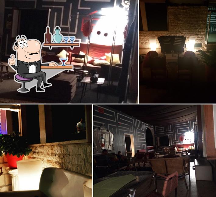 Gli interni di Jerbéras Club
