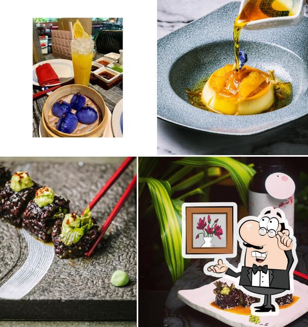 Take a seat at one of the tables at Foo Town