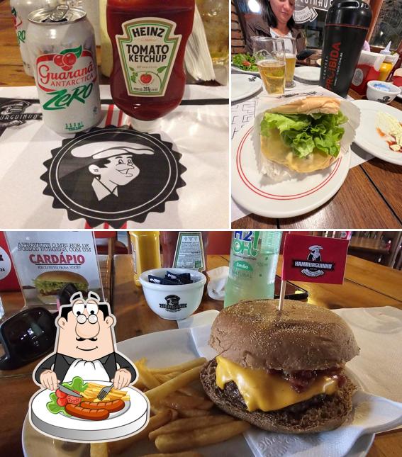 Platos en Hamburguinho-Vinhedo