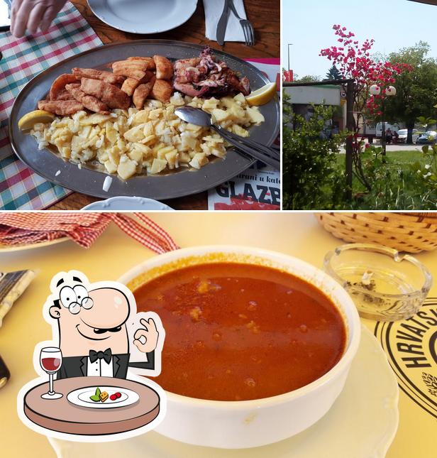 Tra le diverse cose da Buffet Štagalj si possono trovare la cibo e esterno